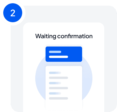 Wait for confirmation