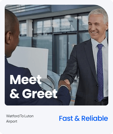 Business travelers with luxury car